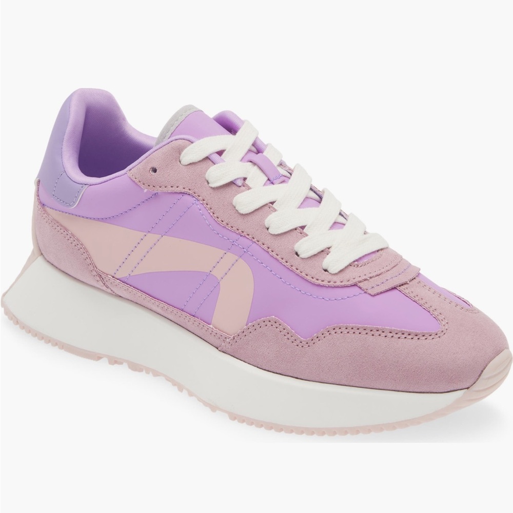 NWT Steve Madden Julez Platf Purple and Pink Sneakers 8